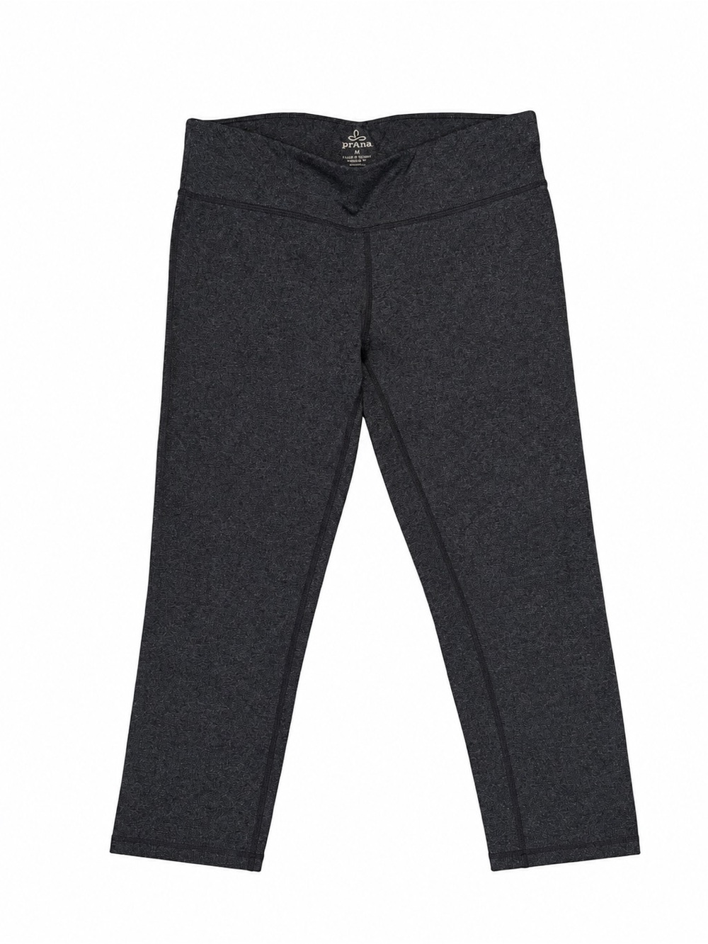 prAna Women’s Size Medium Charcoal Gray Cropped Leggings